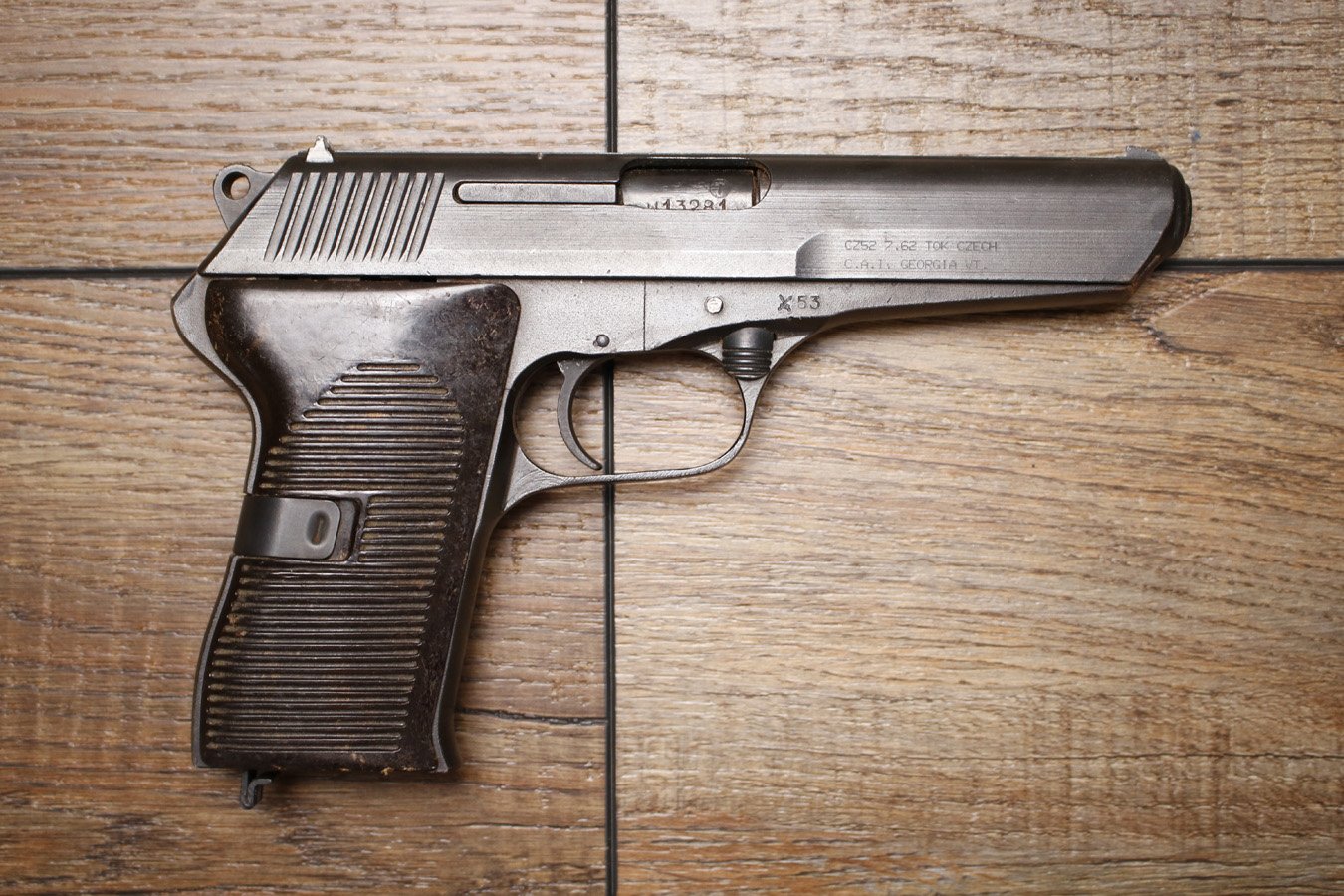 CZECH CZ 52 7.62x25mm Tokarev Police Trade-In Pistol (Magazine Not Included)